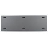 NGS FORTUNE-BT, QWERTY, ES toetsenbord Universeel Bluetooth Spaans Zwart, Zilver