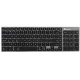 NGS FORTUNE-BT, QWERTY, ES toetsenbord Universeel Bluetooth Spaans Zwart, Zilver