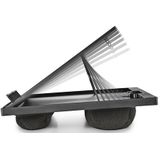 NGS LAPNEST laptop cooling pad 39,6 cm (15.6") Zwart