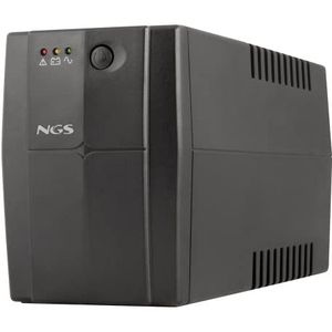 NGS FORTRESS900V2 - Ononderbroken UPS-Voeding, Offline UPS van 600 VA, Constante Uitgangsspanning van 360W voor 2 Schuko-stekkers