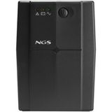 NGS FORTRESS1200V3 - Ononderbroken UPS-Voeding, Offline UPS van 800 VA, Constante Uitgangsspanning van 480 W voor 2 Schuko-stekkers