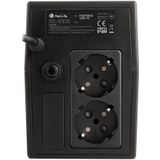 NGS - Fortress 1200 v3 - UPS - Zwart - Kunststof - 1.2 kVA