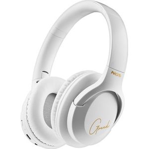 NGS - ARTICA GREED - Draadloze Hoofdtelefoon - Wit - Lichtgewicht - Opvouwbaar