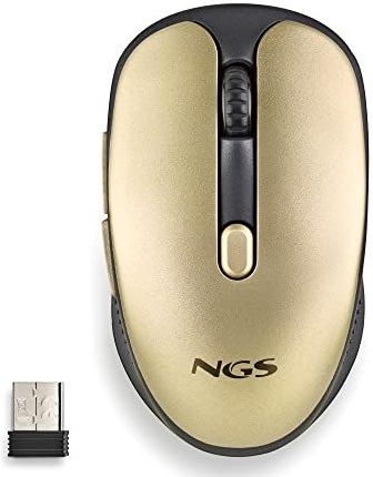 NGS - EVO RUST GOLD - Draadloze Muis - Goud - Oplaadbaar - 2,4GHz