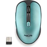NGS - Evo - Draadloze Muis - Blauw - Ergonomisch Ontwerp - 1600 DPI