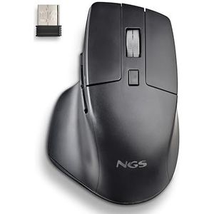 Wireless muis NGS NGS-MOUSE-1244 Zwart
