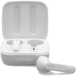NGS ARTICA MOVE Headset Draadloos In-ear Oproepen/muziek Bluetooth Wit