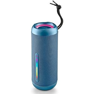 NGS Roller Furia 3 Blue - Kabelloser Lautsprecher mit Bluetooth-Kompatibilität, IPX7-Wasserdichtigkeit, 60 W, True Wireless, USB, Batterielaufzeit 9 Stunden, Blau