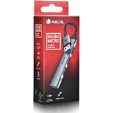 NGS IHUB4 MICRO USB Hub - Zilver - USB 3.2 Gen 1 - 5000 Mbit/s