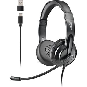 NGS - VOX605 - Headset - Zwart - Bedraad - 2 m Kabellengte