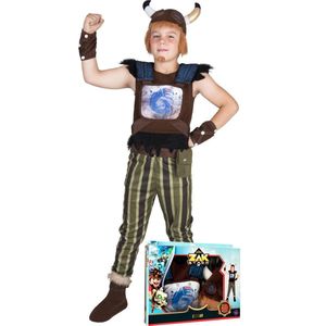 VIVING COSTUMES JUINSA - Zak Storm Crogar kostuum voor kinderen - 140/152 (10-12 jaar) - Kinderkostuums