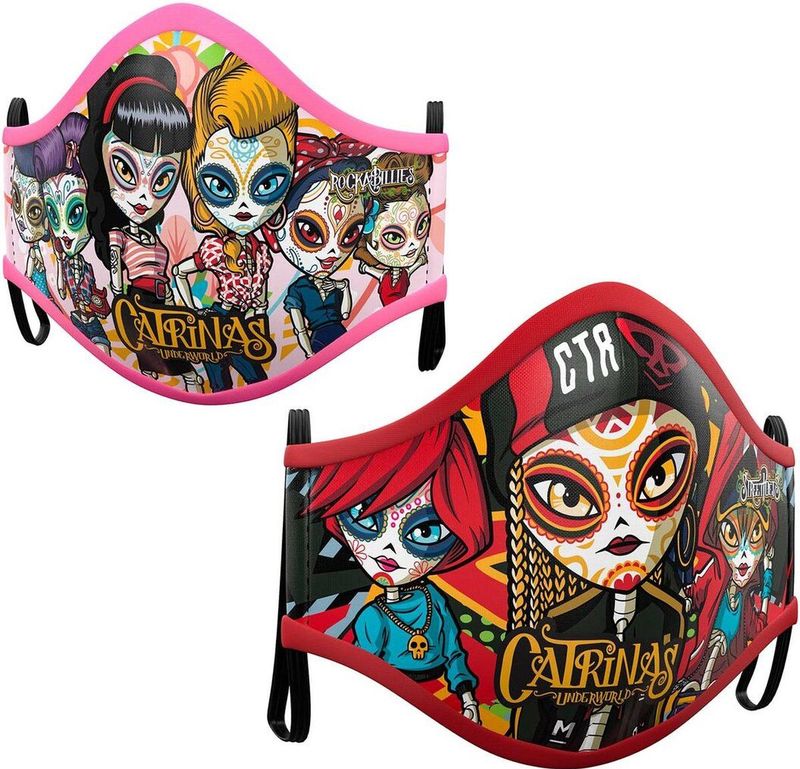 My Other Me - Catrinas - Hygiënisch Masker - Kinderen - 3-5 Jaar