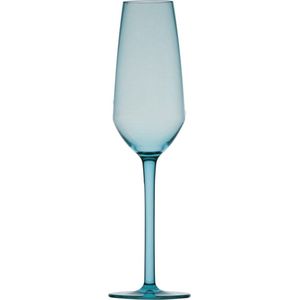 Marine Business 'Party' 6 x Square Champagne Glas Turquoise