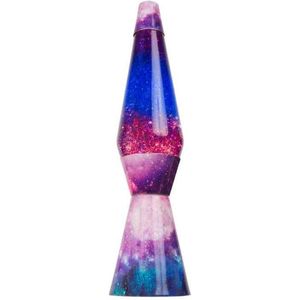 Fisura - Lavalamp. Ontspannend effect. Inclusief reservelampje. Afmetingen: 11,5cm x 11,5cm x 40cm (Galaxy)