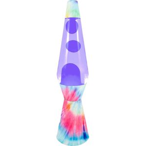 Fisura - Lavalamp. Ontspannend effect. Inclusief reservelampje. Afmetingen: 11,5cm x 11,5cm x 40cm (Veelkleurig)