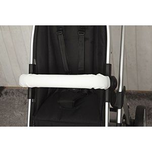 Babyline 3000002 stangafdekking voor kinderwagen, wit