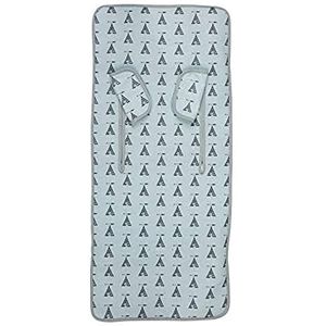 Babyline Tepee Unisex lichte stoelmatras waterverf marine