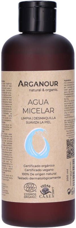 Arganour - Agua Micellar - Gezichtsreiniger - Arganolie