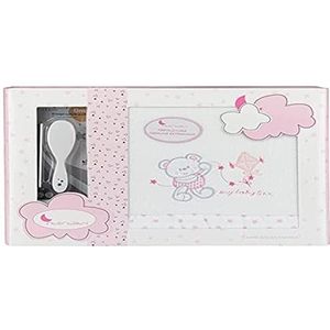 Beddengoedset voor de winter, 3-delig, van Coralina-stof (hoeslaken, laken en kussensloop) (Baby Love BCO Pink)