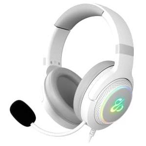 Newskill Kopfhörer Ns-Hs-Sobek-Iv Weiss (Bedraad), Gaming headset, Wit