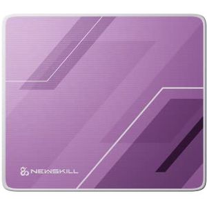 Newskill Artemis Gaming-muismat L, oppervlak van exclusieve jacquard-stof, antislip rubberen basis, afmetingen 460 x 400 x 3 mm, bureauonderlegger voor precisie en snelheid, paars
