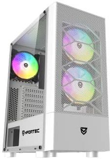 NFORTEC - Caelum - ATX Tower Behuizing - RGB - Zwart - Kunststof