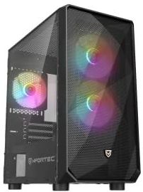 NFORTEC - Dys - PC Behuizing - Zwart - ATX - ARGB