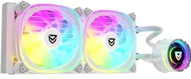 Nfortec - ATRIA X - Vloeibare CPU Koeling - 240mm - Wit - 2x 120mm PWM ARGB Fans