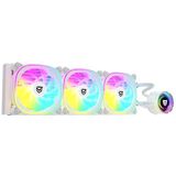 Nfortec - ATRIA X Vloeibare CPU Koeling ARGB 360mm, Infinity Mirror 360 Graden Draaibaar, 3x 120mm PWM ARGB Fans, AMD en Intel Compatible, wit