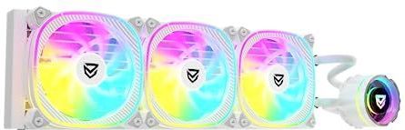 Nfortec - ATRIA X Vloeibare CPU Koeling ARGB 360mm, Infinity Mirror 360 Graden Draaibaar, 3x 120mm PWM ARGB Fans, AMD en Intel Compatible, wit