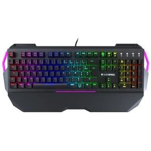 Oversteel Iron - Mechanisch gaming-toetsenbord, RGB, rode schakelaar, Azerty Fr