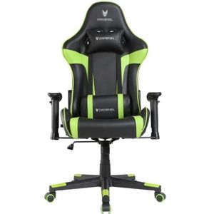 Oversteel - Professionele gamingstoel ULTIMET, kunstleer, 2D-armleuningen, in hoogte verstelbaar, rugleuning 180°, gasveer klasse 3, tot 120 kg, kleur: groen