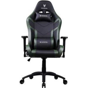 Oversteel - DIAMOND Professionele Gaming Stoel Kunstleer, 3D Armleuningen, In Hoogte Verstelbaar, 180º Reclining, Gaszuiger Klasse 4, tot 150kg, Kleur Groen