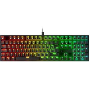 Oversteel - KOVAR USB Gaming toetsenbord, RGB achtergrondverlichting, Outemu blauwe mechanische schakelaar, Anti-hosting, Duitse lay-out PC/MAC/Android