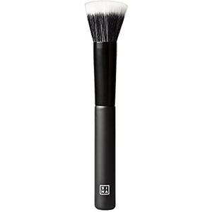 3INA | Kruisloze make-up, veganistisch, gezichtskwast, foundationkwast, kunstvezel, eenvoudig te gebruiken, homogene toepassing, The Foundation Finish Brush