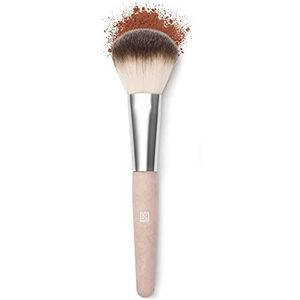 3INA | Wreedheidvrije make-up | Veganistisch | Gezichtskwast - Poederkwast | Kunstvezels | Eenvoudig te gebruiken | Homogene toepassing | The Powder Brush