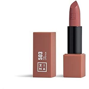 3INA - Lippenstift 503 - Mat Nude - Veganistisch - Romige Textuur