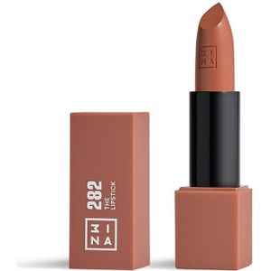 3INA - Lippenstift 282 - Mat Lichtbruin - Veganistisch - Romige Textuur