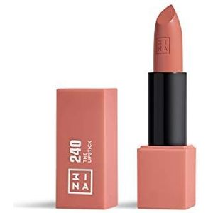 3INA - Lippenstift - Mat Medium Rooskleur - Veganistisch - Romige Textuur