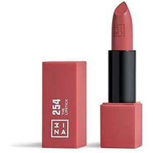 3INA - Lippenstift 254 - Mat Donker Roze/Nude - Veganistisch - Romige Textuur