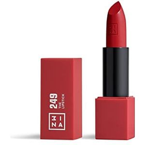 3INA - Lippenstift 249 - Mat Felrood - Veganistisch - Romige Textuur