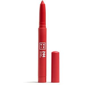 3INA MAKEUP - The 24H Eye Stick 244 – rode oogschaduw stick met 24 uur waterdichte formule – oogschaduw stick met matte en metallic afwerking – veganistisch – dierproefvrij