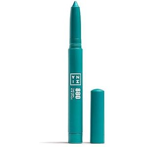 3INA MAKEUP - The 24H Eye Stick 880 – oogschaduw stick turquoise met waterdichte formule 24 uur – langdurige stick oogschaduw met matte en metallic afwerking – veganistisch – zonder dierenleed