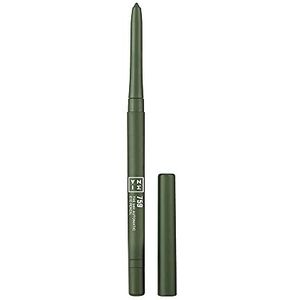 3INA Make-up - Vegan - The 24h Automatic Eye Pencil 759 - Groen - Automatische eyeliner, waterbestendig, intrekbare vulling, lange houdbaarheid, puntenslijper en geïntegreerde dunschiller - Cruelty Free