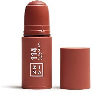 3INA The No-Rules Stick multifunctioneel potlood voor ogen, lippen en wangen Tint 114 - Light brown 5 g