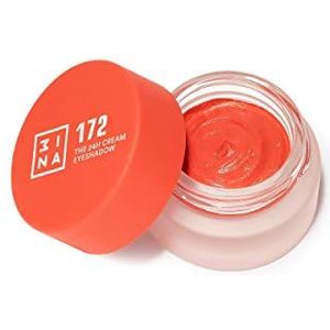 3Ina The 24H Cream Eyeshadow Oogschaduw, Nr. 172 - Vibrant Orange, 3 g