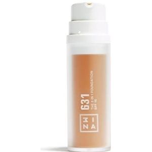 3Ina The 3 in 1 Foundation SPF 15 Vloeibare foundation, Nr. 631 - Medium, 30 ml