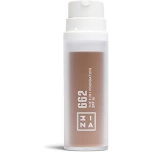 3Ina The 3 in 1 Foundation SPF 15 Vloeibare foundation, Nr. 662 - Caramel, 30 ml