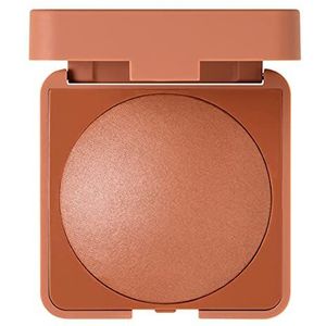 3INA MAKEUP The Bronzer Powder 674 donkerbruin, 2-in-1 bronzer en highlighter poeder, voor alle huidtypes, lichte textuur, zijdezachte afwerking, cruelty free