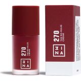3INA MAKEUP - The No-Rules Cream 270 - Wijnrode vloeibare blush mat - blush voor gevoelige ogen lippen en wangen met zoete amandelolie - Cream Blush voor een natuurlijke afwerking - Veganistisch -